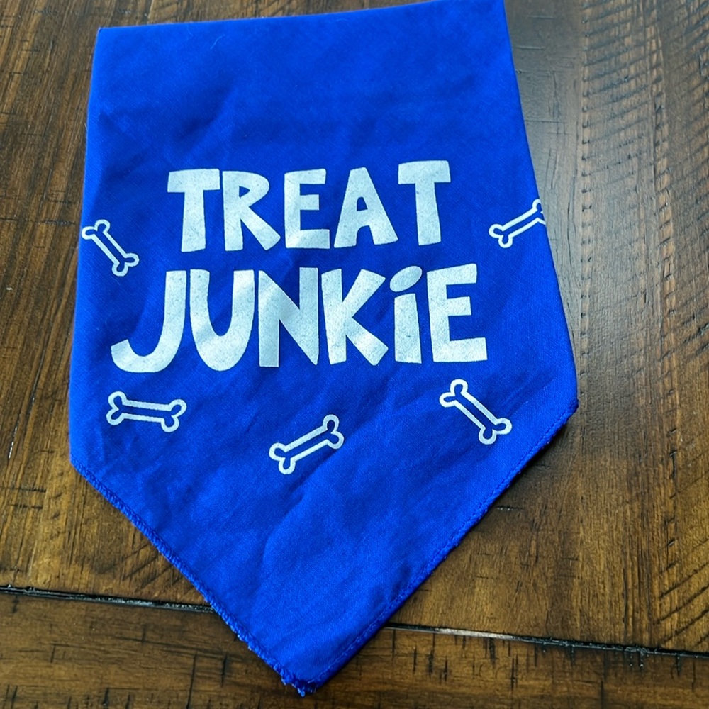 NWOT tie bandana size large. Treat Junkie